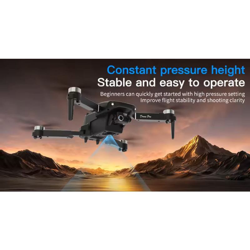 Picture of New E77 Air Dual Camera Drone Screen Control FPV Wide-angle Shooting Mini Drone Intelligent Obstacle Avoidance RC Kids Toy