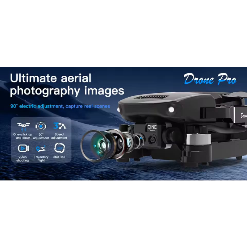 Picture of New E77 Air Dual Camera Drone Screen Control FPV Wide-angle Shooting Mini Drone Intelligent Obstacle Avoidance RC Kids Toy