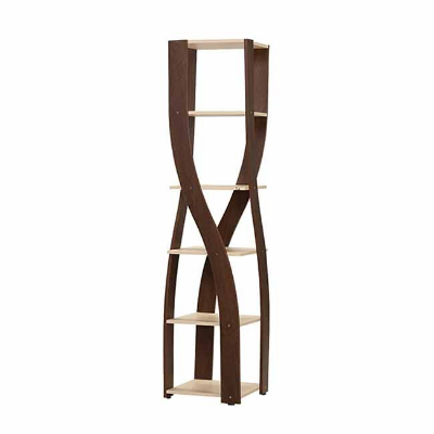 Picture of Regal Marina Laminated Board High Corner Showcase Antique VELVET-SCH-105-1-1-24(CORNER SHELF)