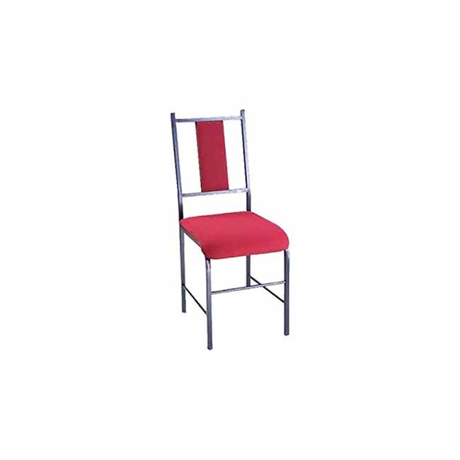 Picture of Regal Scarlet Metal Dining Chair Maroon