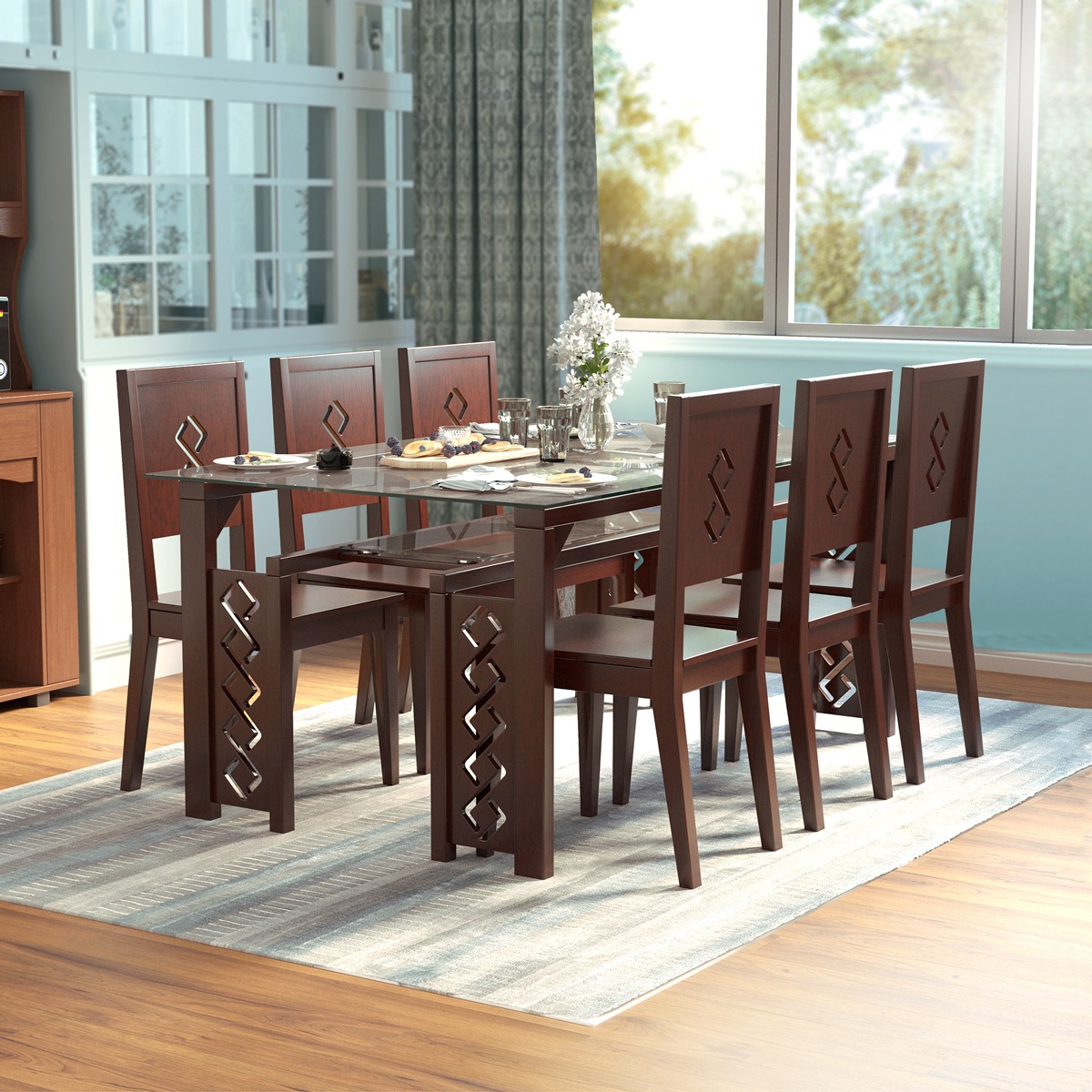 Picture of Regal Rosemary Wooden Dining Chair CFD-326-3-1-20