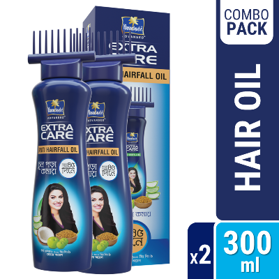Picture of Parachute Hair Oil Anti Hairfall Oil Extra Care 300ml (Root Applier) Pack of 2 (300ml X 2)