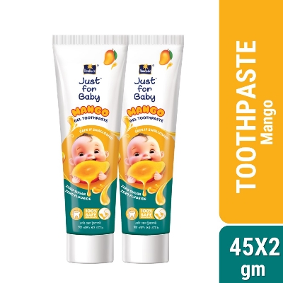 Picture of Parachute Just for Baby - Baby Gel Toothpaste 45g (Mango) Pack of 2