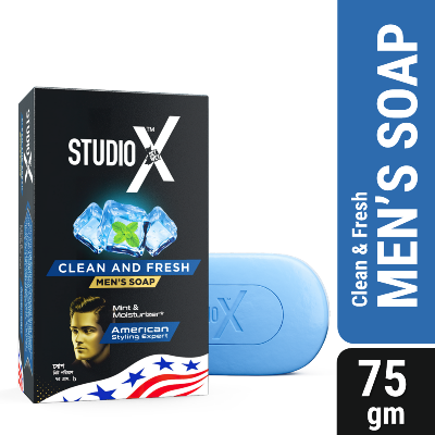 Picture of Studio X Clean & Fresh Soap for Men 75gm