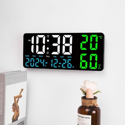 Picture of 14" Digital LED Wall Clock with Night Light Alarm Table Clock