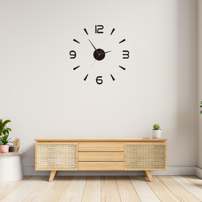 Picture of Luxury Decor 3D DIY Wall Clock,Round Stylish Modern Wall Clock,Battery Operated Non-Ticking Hanging Clocks,for Office,Dining Room,Class Room  30 cm by Doob Cart