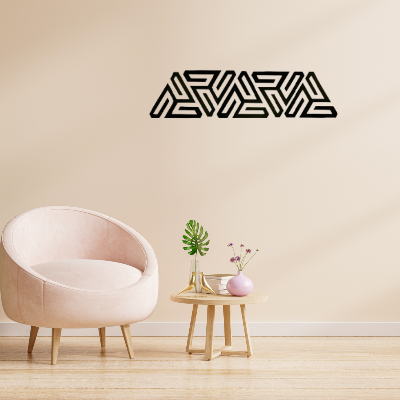 Picture of 10 Pcs  14cm Luxury Décor Cut Abstract Triangle Wall Décor Triangle For Home Decorations - Wall Decoration Wall Décor - Interior Design - Wall sticker by Doob Cart Black