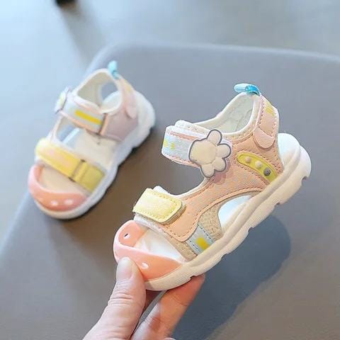 Picture of Children's Summer Sports Sandals Soft Soles Casual Elementary School Boys Girls Beach Shoes Baby Children Shoes Jump Resista-Pink