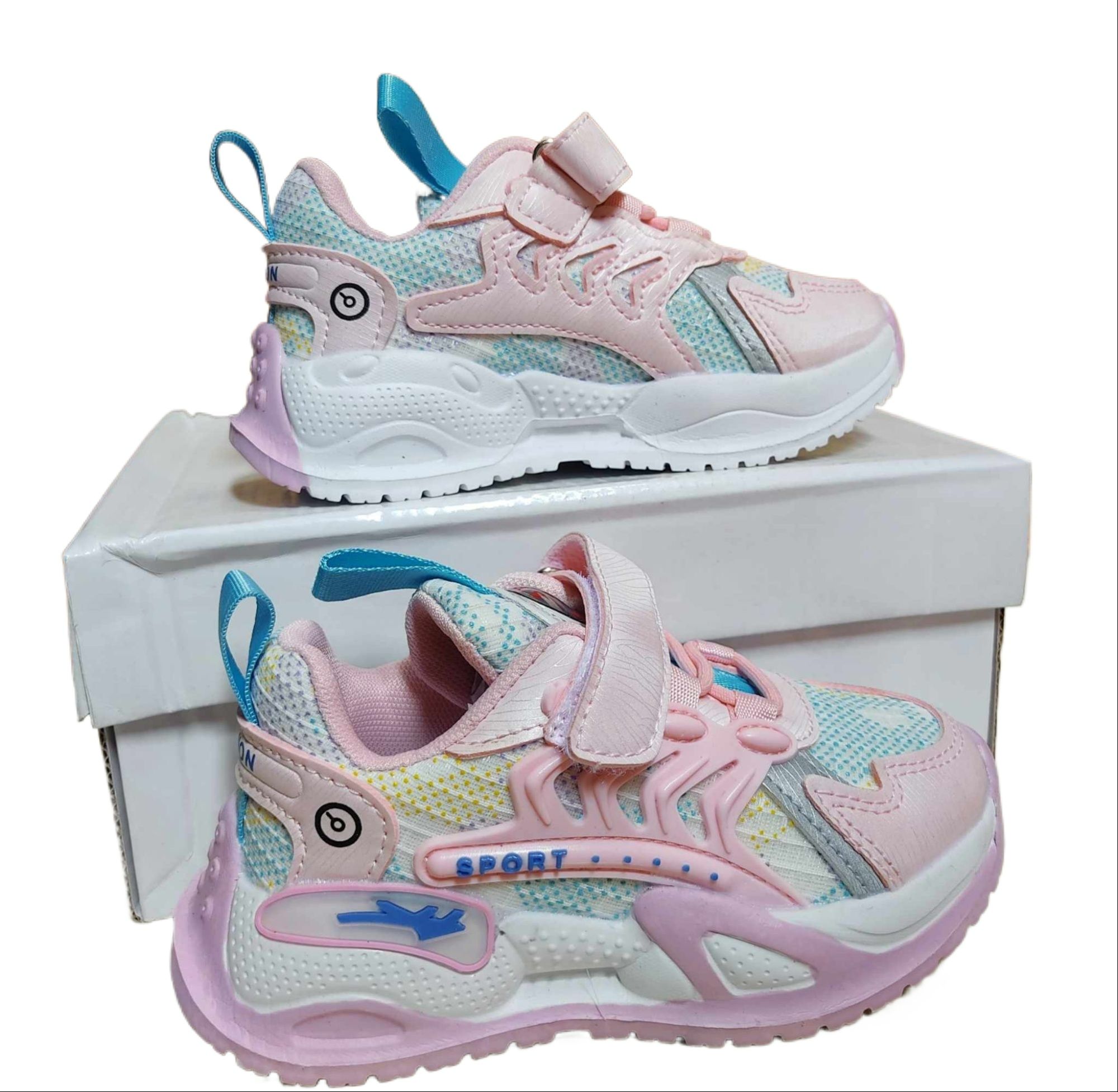 Picture of High quality microfibre material shoe for sports and jogging. boys and girls.