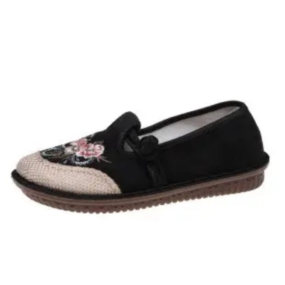 Picture of Fashion New Flat Non-slip Women's Shoes Casual Sports All Match Flying Woven Comfortable And Cool In Summer - Peda