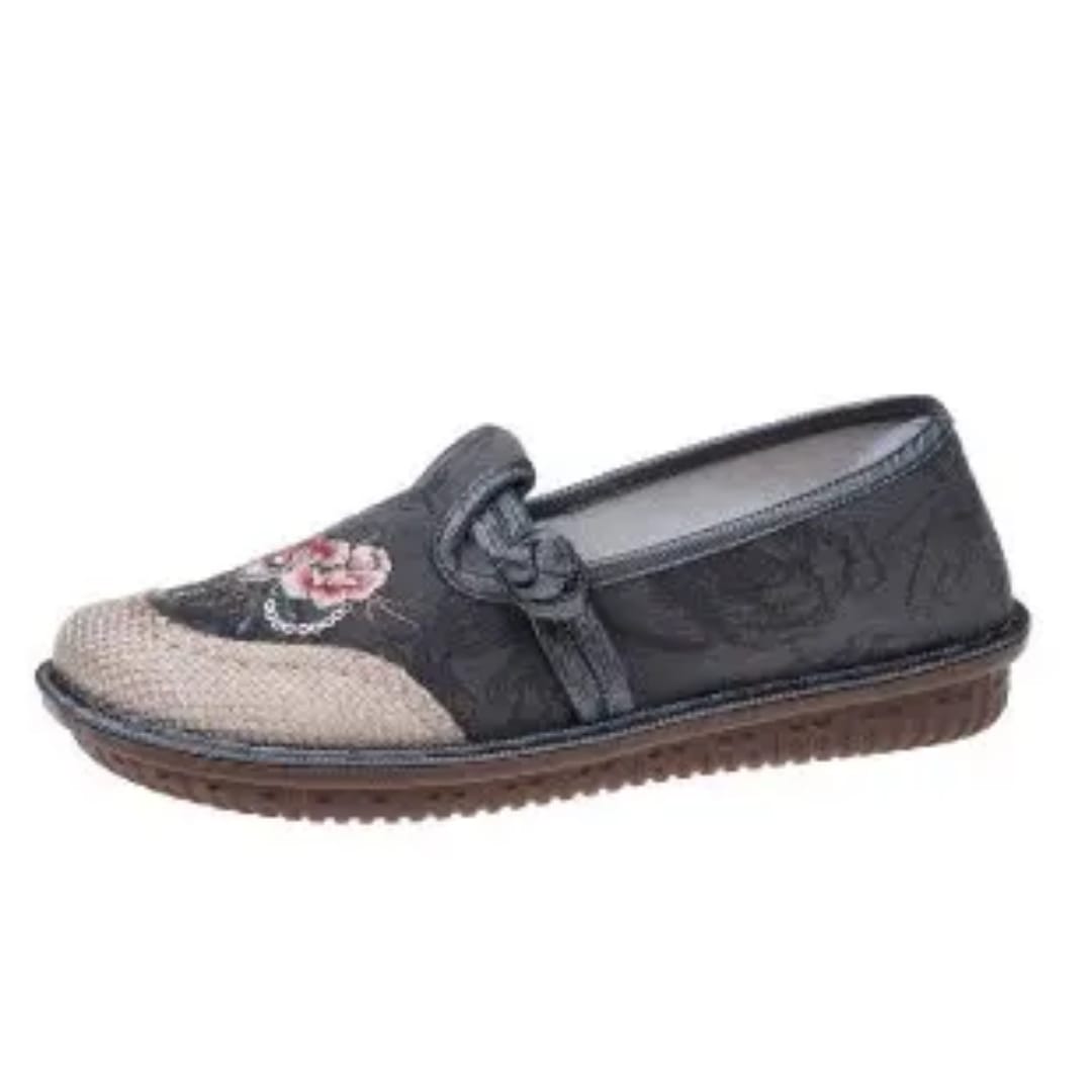 Picture of Fashion New Flat Non-slip Women's Shoes Casual Sports All Match Flying Woven Comfortable And Cool In Summer - Peda