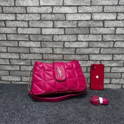 Picture of New Fashionable Trendy Geometric Chain PU Leather Waterproof  Women's Daily Versatile Single Strap Shoulder/Crossbody