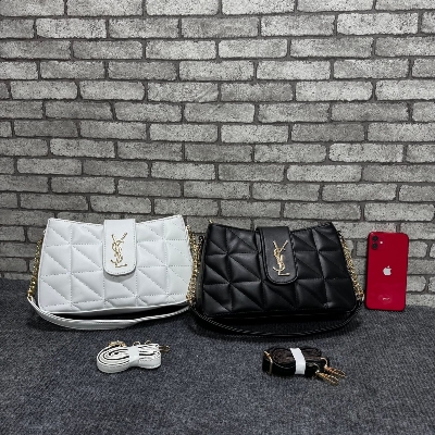 Picture of New Fashionable Trendy Geometric Chain PU Leather Waterproof  Women's Daily Versatile Single Strap Shoulder/Crossbody