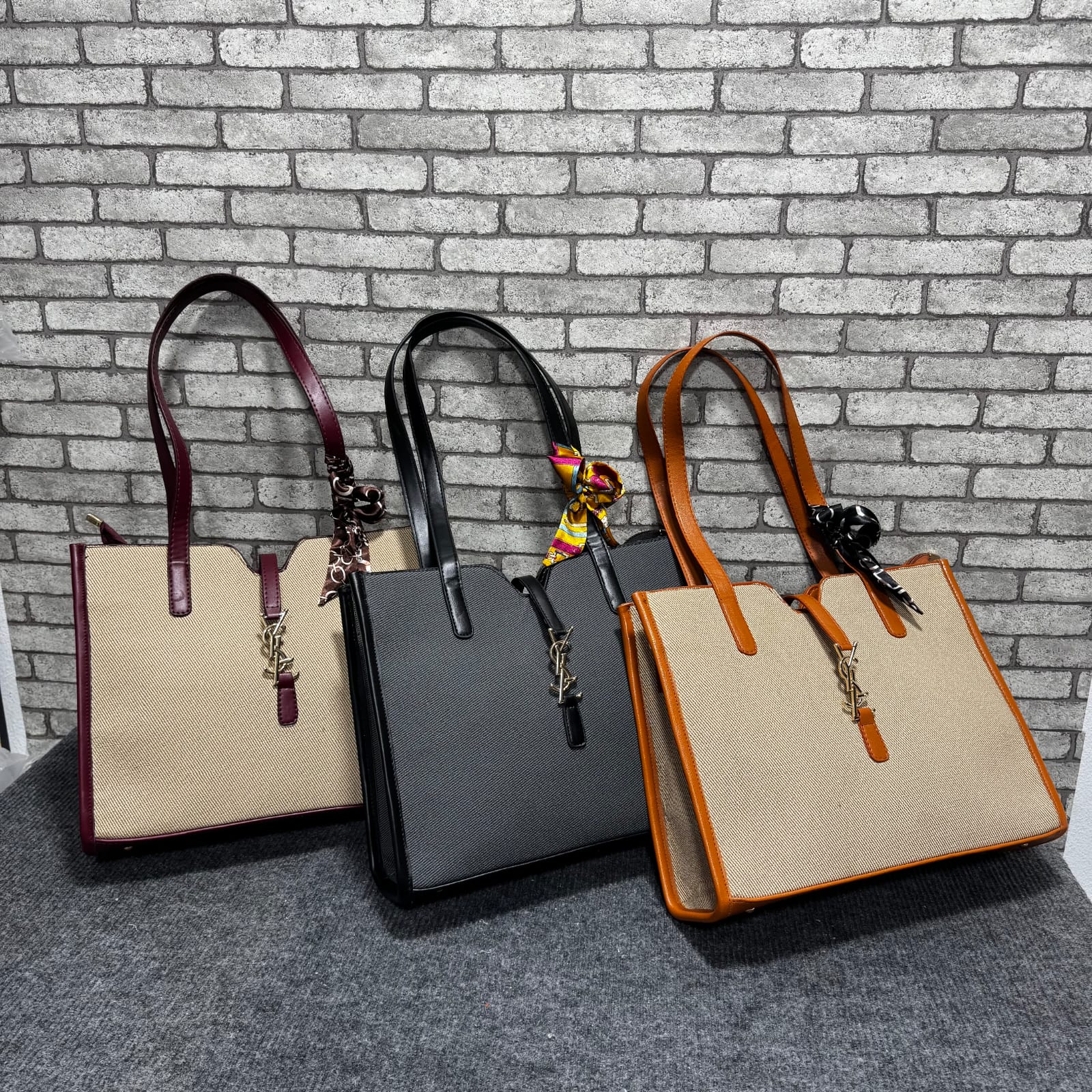 Picture of tote Bag Women Vintage Canvas Large Capacity Shoulder Bag Ladies Casual Everyday Drawstring Handbag