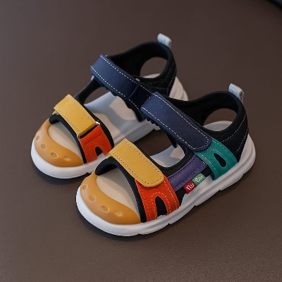 Picture of New Baby Sandals for Summer  Boys and Girls  Fashion slippers  Lining Suitable for Toddlers on the Beach Use Baby slippers