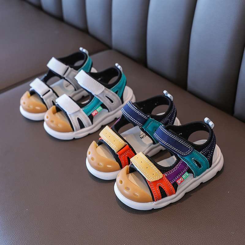 Picture of New Baby Sandals for Summer  Boys and Girls  Fashion slippers  Lining Suitable for Toddlers on the Beach Use Baby slippers