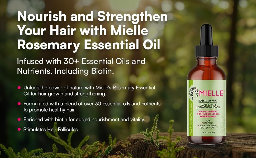 Picture of Mielle Organics Rosemary Mint Scalp & Hair Strengthening Oil 59ml
