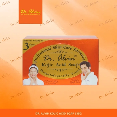 Picture of Dr. Alvin Kojic Acid Soap Single Piece Kojic Acid Skin Lightening And Brightening Natural Ingredients for Facial Care