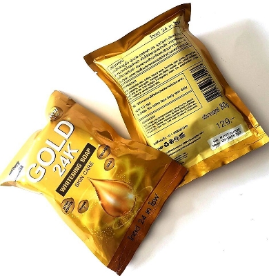 Picture of Vivi Gold 24K Soap Skin Care 80gm Single Piece