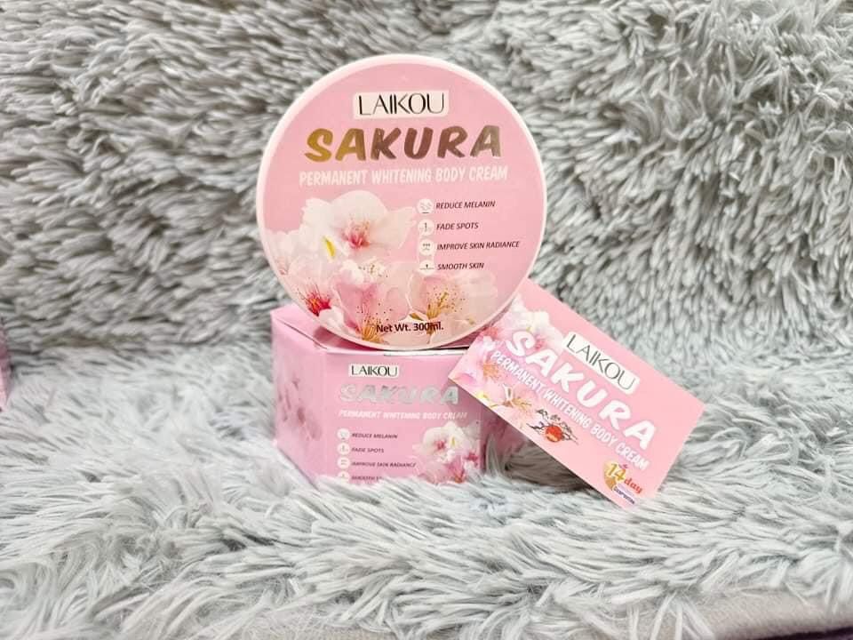 Picture of Laikou Sakura Permanent Body Cream 300ml (Original)1pcs