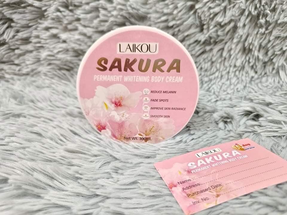 Picture of Laikou Sakura Permanent Body Cream 300ml (Original)1pcs