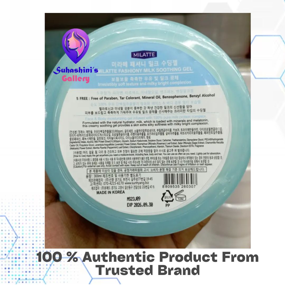 Picture of Viral All Skin Type Korean MILATTE FASHIONY Milk Soothing Gel – 300ml