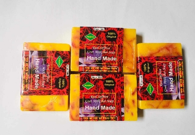 Picture of PIPASA Saffron Handmade Goats Milk Soap 1pcs
