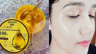 Picture of Bihado 24k Gold Snail Soothing gel 100% -300ml (Japan Origin) 1pcs