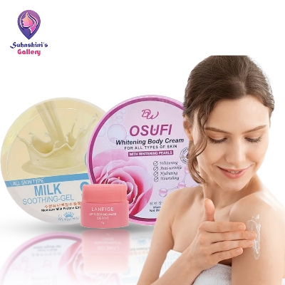 Picture of Fantastic Body Whitening Combo - Korean Milk Soothing Gel | Osufi Body Whitening Cream