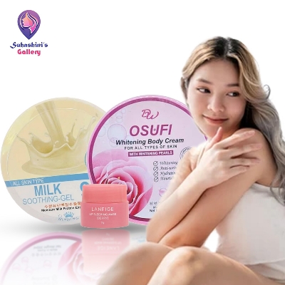 Picture of Fantastic Body Whitening Combo - Korean Milk Soothing Gel | Osufi Body Whitening Cream