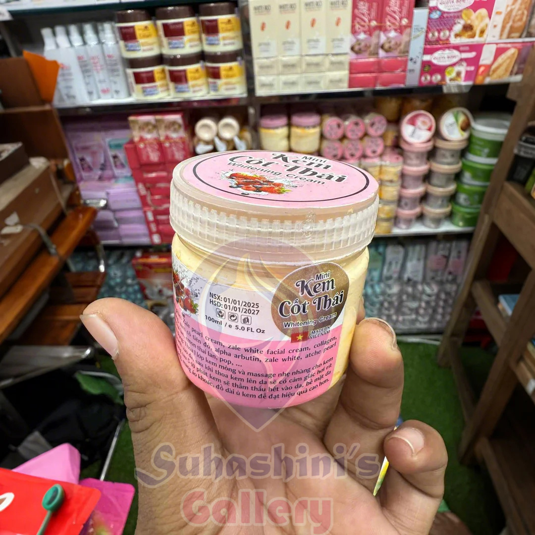 Picture of Kem Cot Thai Body Whitening Cream | Body Cream - 100 G Mini Compact Size