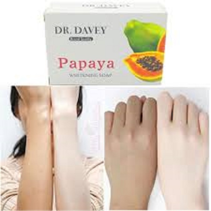 Picture of DR Davey Papaya Soap 135g 1 Pc Natural Ingredients Personal Hygiene Product