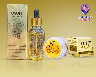 Picture of Suhashini's Absolute Perfect Radiance Skin Lightening Night Special Combo [KT Pearl Night Cream + Osufi Mini Serum]