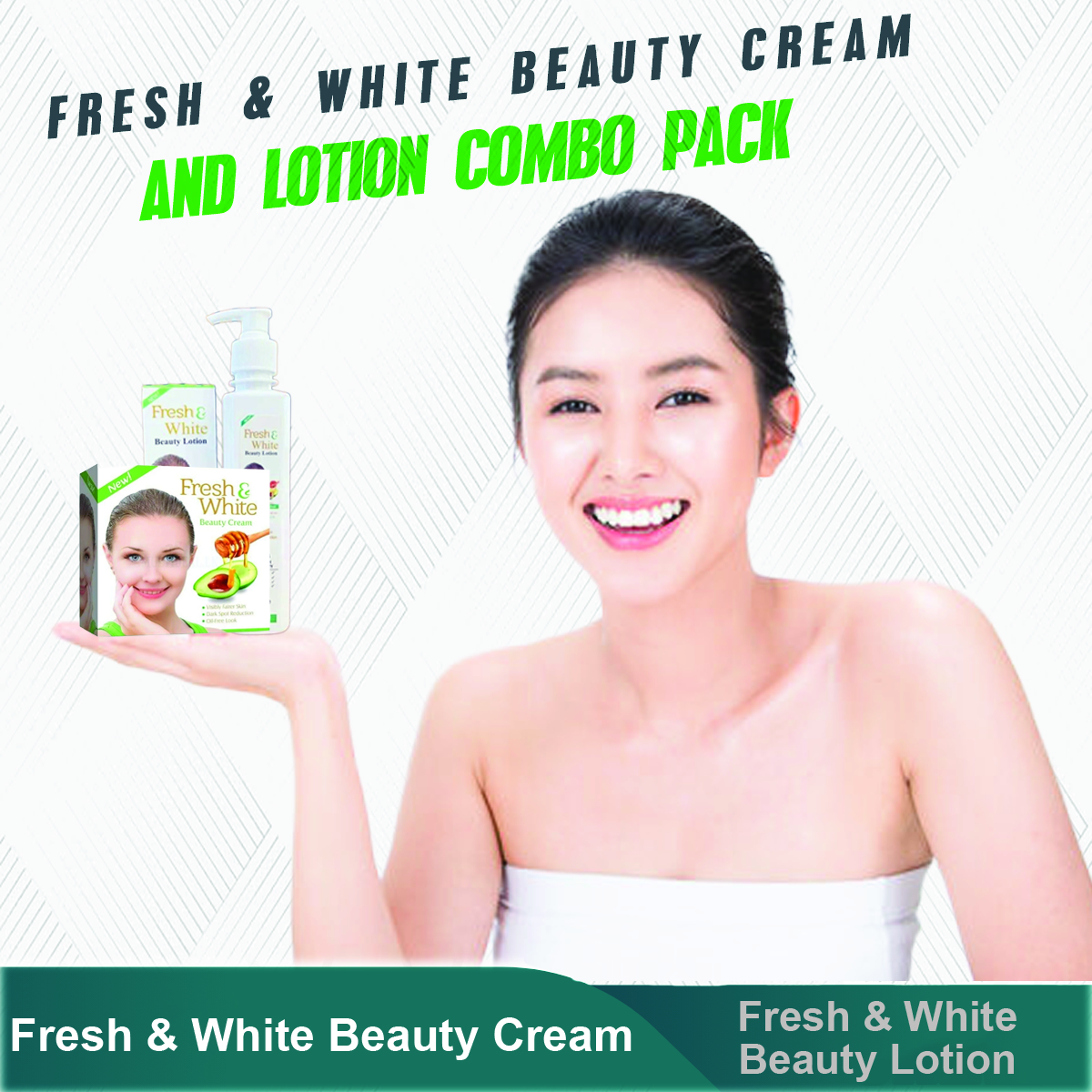 Picture of Fresh And White Beauty Combo Cream & Lotion