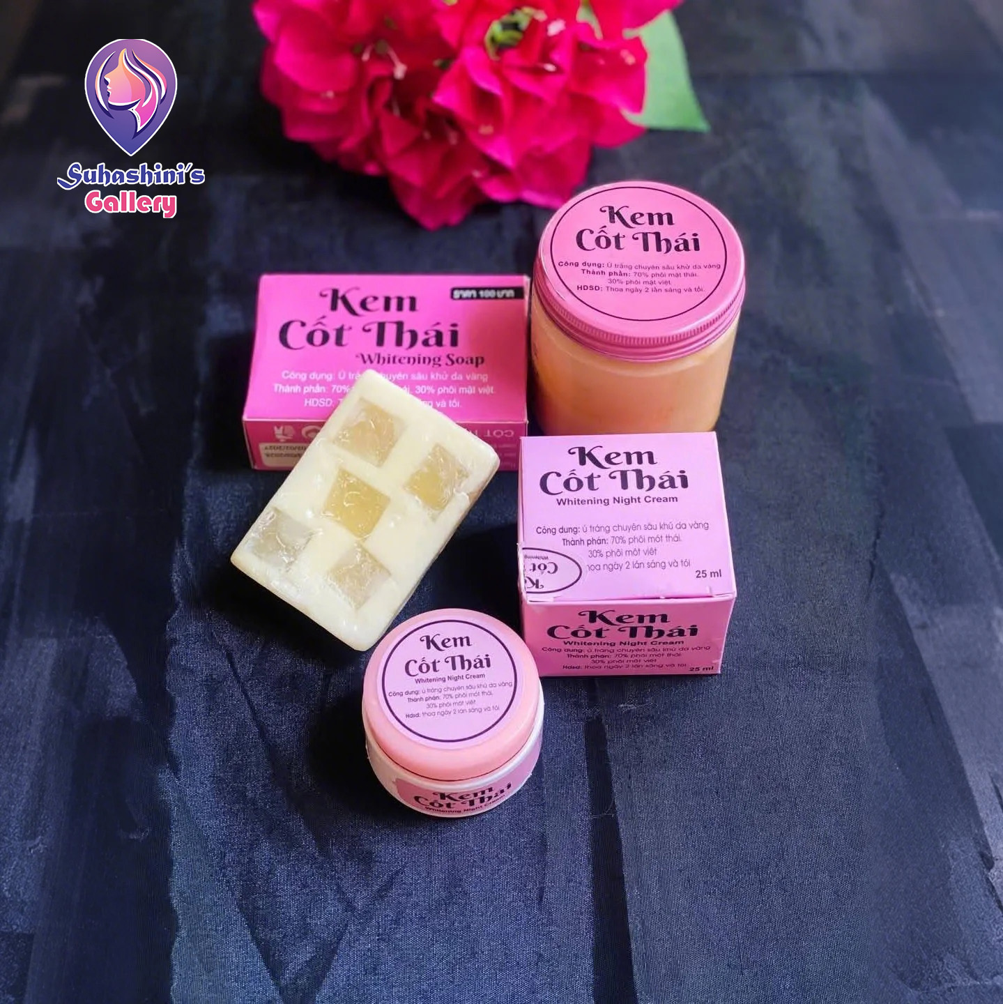Picture of Kem Cot Thai Special New Combo [Body Cream + Night Cream + Soap]