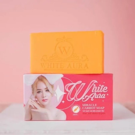 Picture of White Aura Miracle Carrot Soap 3 Pcs