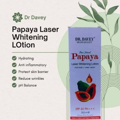Picture of Dr. Davey Pure Natural Papaya Body Laser Whitening Lotion – 350ml,,1pcs