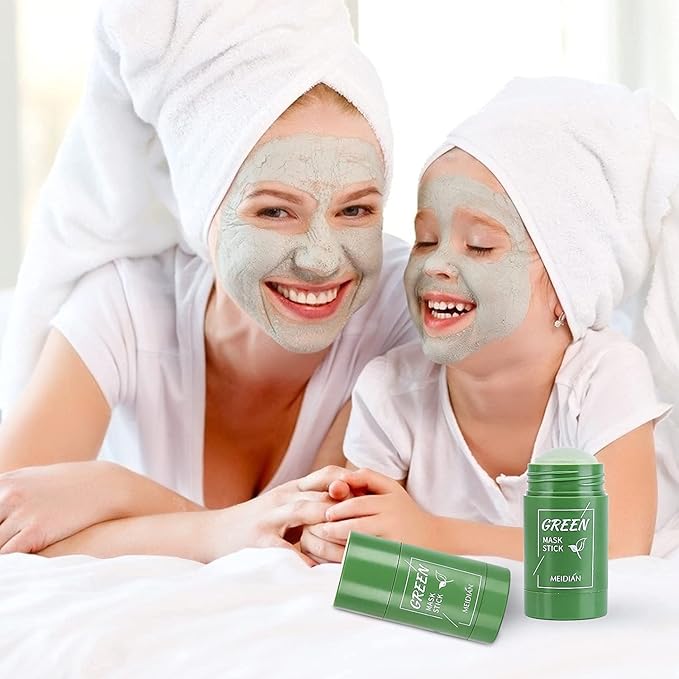 Picture of Green Tea Mask Stick, Green Mask Stick Blackhead Remover and Deep Cleansing Oil Control and Anti-Acne Solid and Fine, Suitable for All Skin Types (Green Tea)..1pcs
