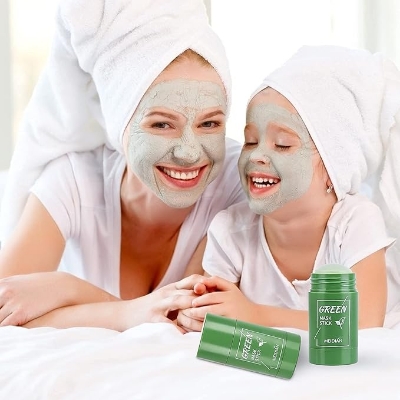 Picture of Green Tea Mask Stick, Green Mask Stick Blackhead Remover and Deep Cleansing Oil Control and Anti-Acne Solid and Fine, Suitable for All Skin Types (Green Tea)..1pcs