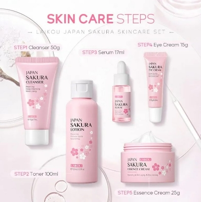 Picture of Japan Sakura Skin Care for Women Combo Set .5 Pcs