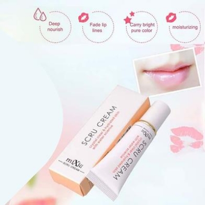 Picture of MIXIU SCRU Cream Lips Scrub, 11.5g || #lips #cream #scrub #lipstick #icecream #redlips #buttercream #fortniteclips #tulips 1pcs