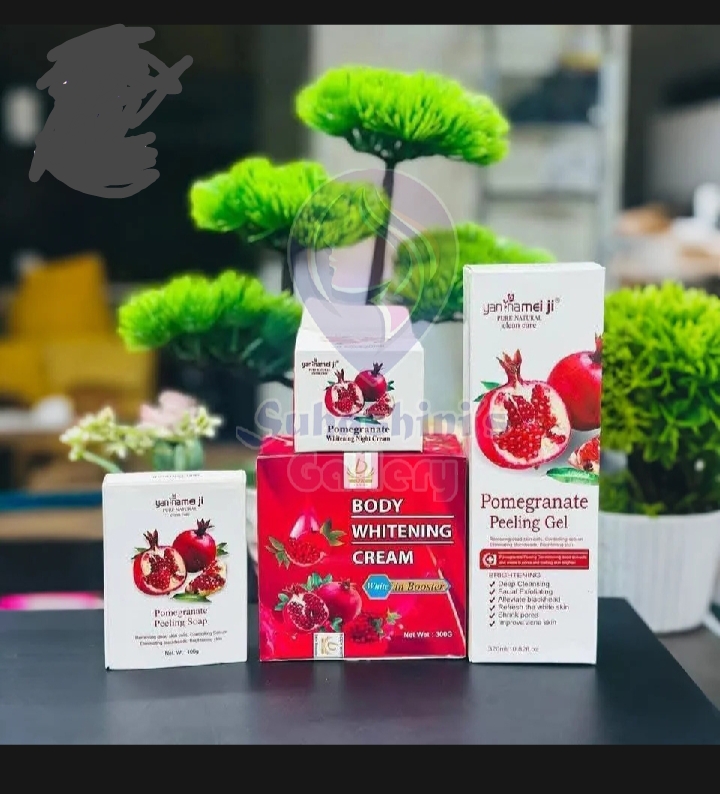 Picture of Pomegranate 4 in 1 Combo (Peeling Gel+Soap+Night Cream+Body Cream)  4 pcs