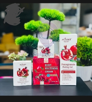 Picture of Pomegranate 4 in 1 Combo (Peeling Gel+Soap+Night Cream+Body Cream)  4 pcs