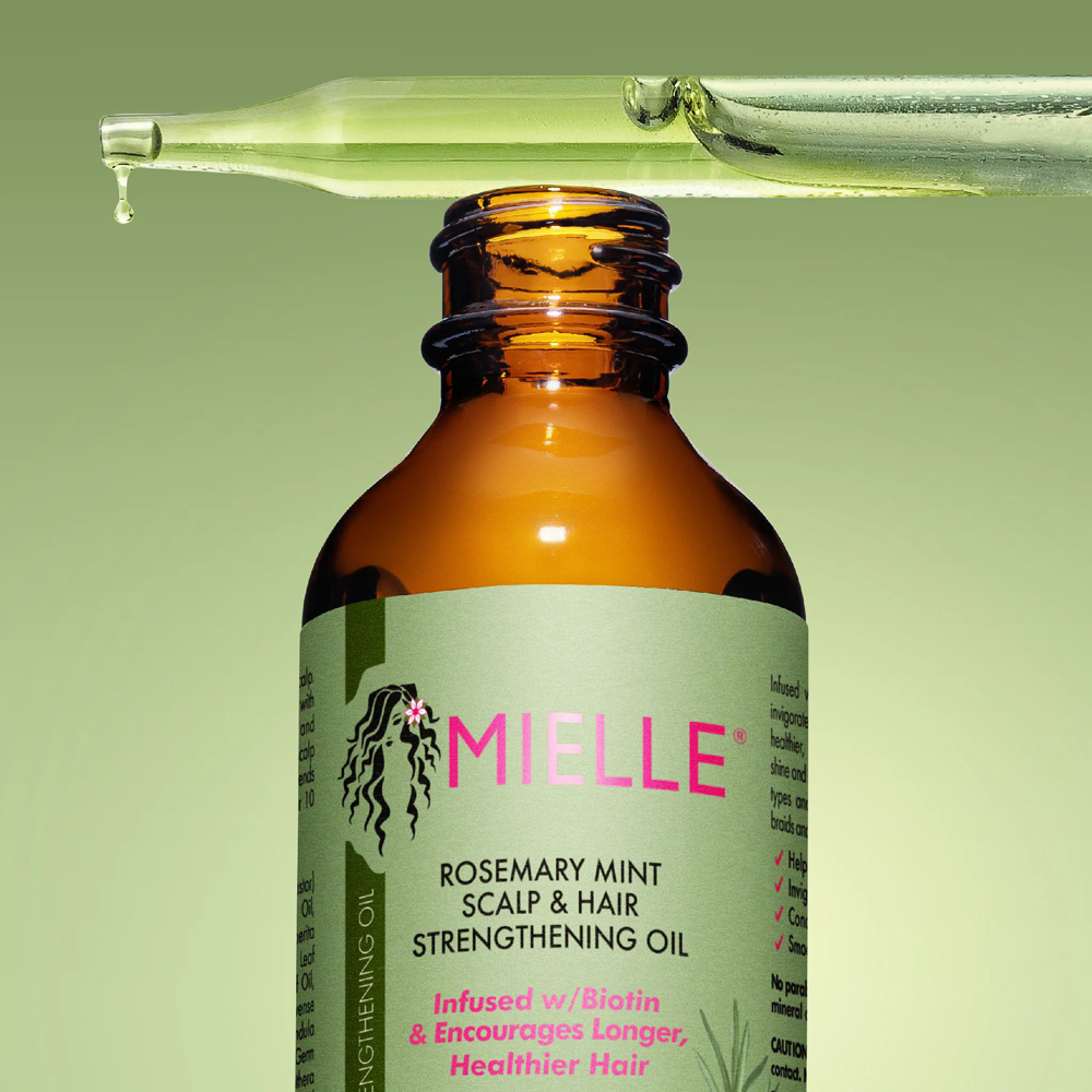 Picture of MIELLE Rosemary Mint Scalp & Hair Strengthening Oil- 59ml