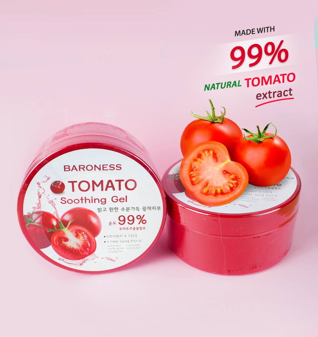 Picture of L avenue Combo (Tomato soothing Gel+Body Cream+Saffron Soap+Laneage Lip Balm). 4 pcs