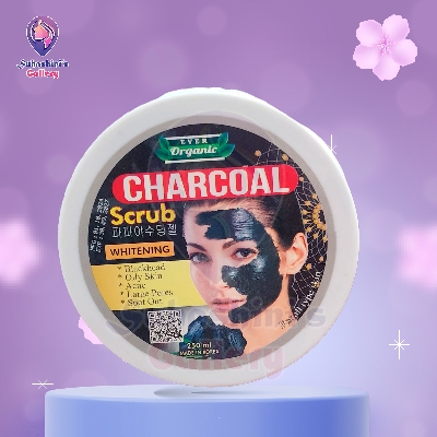 Picture of Charcoal Face Body Scrub For Whitening 1pcs