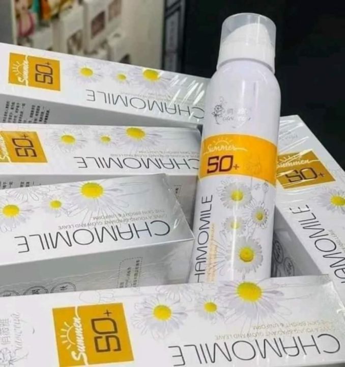 Picture of Chamomile Essence Shoothing, Moisturizing, Isolating And Protecting Sunscreen Spray SPF 50+ 1pcs