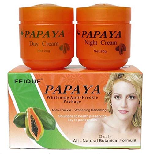 Picture of FEIQUE Papaya Whitening Anti-Freckle Day Night Cream Set 1pcs
