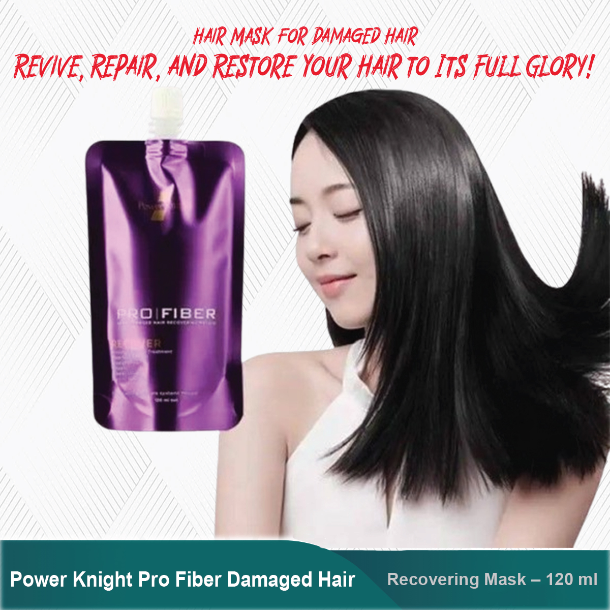 Picture of Power Knight Pro Fiber Damaged Hair Recovering Mask 120 ml.1pcs