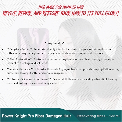 Picture of Power Knight Pro Fiber Damaged Hair Recovering Mask 120 ml.1pcs